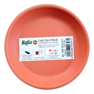 BABA No.904 Plastic Saucer (Cotta) (9.6cmØ x 1.4cmH)