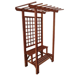 Chengal Wood Orchid Stand 4ft 2-Step (48″L x 22″W x 72″H)