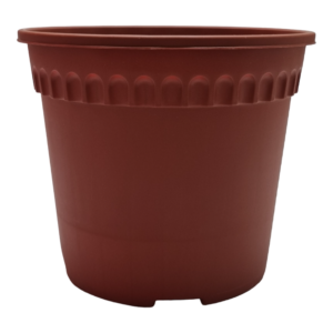 BABA RD-170 Plastic Pot (Smoky Brown) (16.7cmØ x 14.5cmH)
