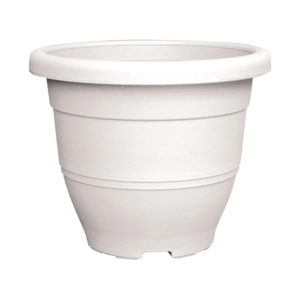BABA EG-310 Plastic Pot (White) (31cmØ x 25.7cmH)