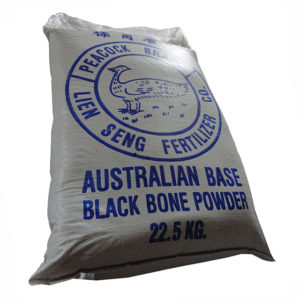 PEACOCK BRAND Bone Meal (Australian Base Black Bone Powder) (22.5kg bag)