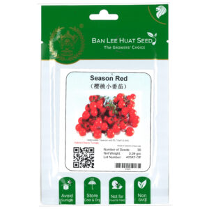 BAN LEE HUAT Seed HI25 Season Red (Hybrid Cherry Tomato) (Pack)