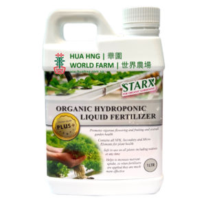 STARX Organic Hydroponic PLUS+ Liquid Fertiliser (1L conc)