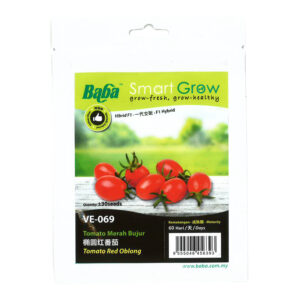 BABA Seed VE-069 F1 Tomato Red Oblong (Pack)