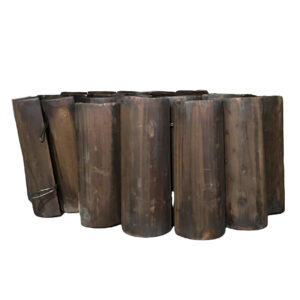 Burnt Wood Edging 碳化木栏栅 (30cmH x 2.5mL x 6cmW roll)