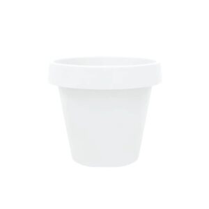 BABA MJ-600 Plastic Pot (White) (60cmØ x 53cmH)