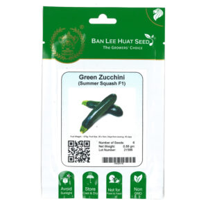 BAN LEE HUAT Seed HG41 Green Zucchini (Summer Squash F1) (Pack)