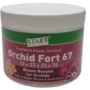 STARX NPK 13-27-27+TE Orchid Fort 67 Fertiliser (250g bottle)