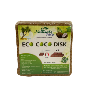 NATURALS ONLY Eco Cocopeat Brick (100mmL x 100mmW, 5L pack)