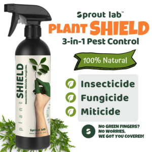 SPROUT LAB Plant SHIELD 3-in-1 Organic Pest Control Spray (500ml)