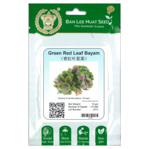 BAN LEE HUAT Seed HC06 Green Red Leaf Bayam (Pack)