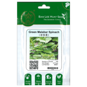 BAN LEE HUAT Seed HL56 Green Malabar Spinach (Pack)