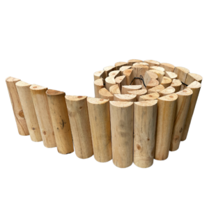 Natural Wood Edging 自然色木栏栅 (30cmH x 2.5mL x 6cmW roll)