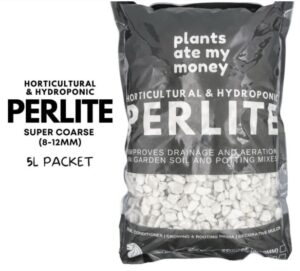 PLANTS ATE MY MONEY Horticultural Perlite (SUPER COARSE) 8-12mm (5L bag)