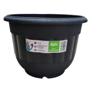 BABA BI-2017 Plastic Pot (Zen Grey) (23cmØ x 16.6cmH)