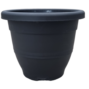 BABA EG-260 Plastic Pot (Black) (26cmØ x 21.5cmH)