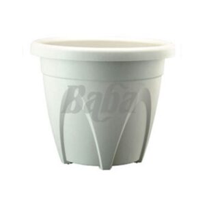 BABA AR-280 Plastic Pot (White) (28cmØ x 23.6cmH)