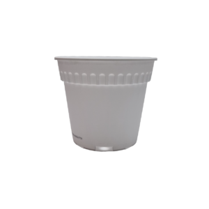 BABA RD-150 Plastic Pot (White) (14.7cmØ x 12.5cmH)