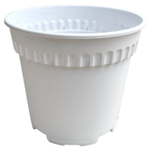 BABA RD-170 Plastic Pot (White) (16.7cmØ x 14.5cmH)