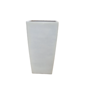 ADS-223 Fibreglass Pot (White) (39cmL x 39cmW x 76cmH x 30cmB)