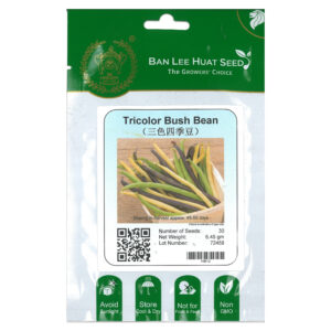 BAN LEE HUAT Seed HB12 Tricolor Bush Bean (Pack)