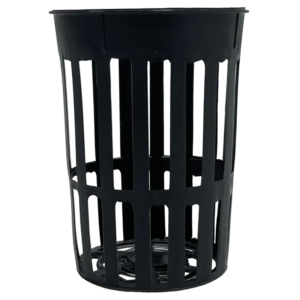 Black Plastic Round Net Pot 1.77″ (4.5cmØ x 6cmH)